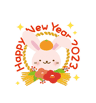 モチモチうさぎ♡お正月【2023】（個別スタンプ：6）