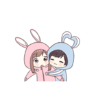 うごく！うさ耳ジャージ君のお正月（個別スタンプ：20）