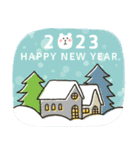 くまぴ★年末年始2023（個別スタンプ：1）