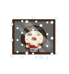 芋ジャージの【かあさん】♀冬（個別スタンプ：17）