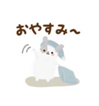 冬・年末年始＊ふわふわ～な＊うさぎ♡（個別スタンプ：12）