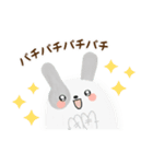 冬・年末年始＊ふわふわ～な＊うさぎ♡（個別スタンプ：17）