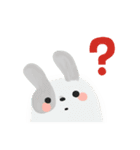 冬・年末年始＊ふわふわ～な＊うさぎ♡（個別スタンプ：19）