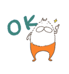 ねこタイツのゆるく長い毛（個別スタンプ：3）