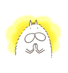 ねこタイツのゆるく長い毛（個別スタンプ：25）