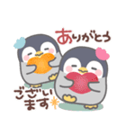 ぽってりペンギン2❤年中使える（個別スタンプ：12）