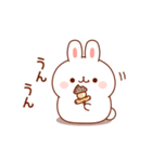 白うさぎさんの冬＆年賀スタンプ（個別スタンプ：18）