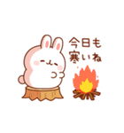 白うさぎさんの冬＆年賀スタンプ（個別スタンプ：20）