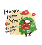 毎年使えるシンプル★お正月（個別スタンプ：3）