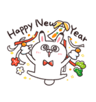 うさちゃんだから【冬・年末年始】（個別スタンプ：3）