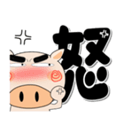 毎日、ブタさん 冬 ポップでカラフル（個別スタンプ：13）