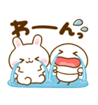 飛び出す♡うさぎさんとちびマロ（個別スタンプ：19）