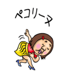 【BIG】可愛すぎない女子のスタンプ 6（個別スタンプ：1）