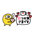可愛いモンスター♡カラフル吹き出し（個別スタンプ：4）