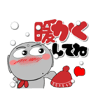 ほくろ地蔵★冬 ポップでカラフル（個別スタンプ：7）