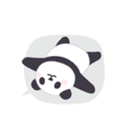 【吹き出し】動く！もふもふパンダンミニ（個別スタンプ：8）