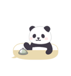 【吹き出し】動く！もふもふパンダンミニ（個別スタンプ：13）