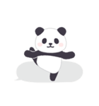【吹き出し】動く！もふもふパンダンミニ（個別スタンプ：22）