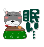 黒柴（くろしば） 冬 ポップでカラフル（個別スタンプ：38）