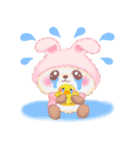 気持ちを伝える❤️うさぎパンダさん（個別スタンプ：31）