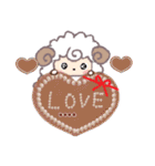 名前が入る♡切手ハンコ【ひつじ】（個別スタンプ：32）