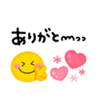 ゆるかわカラフル♡毎日使えるスマイル（個別スタンプ：6）