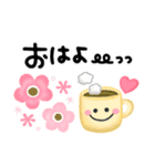 ゆるかわカラフル♡毎日使えるスマイル（個別スタンプ：10）