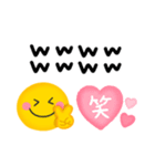 ゆるかわカラフル♡毎日使えるスマイル（個別スタンプ：23）