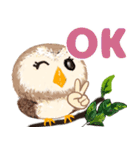 年中使える★フクロウ（個別スタンプ：6）