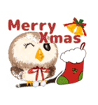 年中使える★フクロウ（個別スタンプ：38）