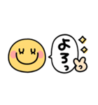 スマイルニコちゃん♡カラフル吹き出し（個別スタンプ：20）