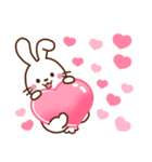 うさぎ♡ラブラブ 毎日使える（個別スタンプ：33）