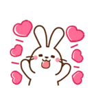 うさぎ♡ラブラブ 毎日使える（個別スタンプ：34）