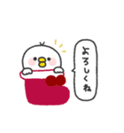とりさん◎冬のあいさつスタンプ #1（個別スタンプ：37）
