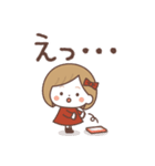 飛び出す♪リボンちゃんの冬❄敬語スタンプ（個別スタンプ：19）