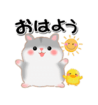 家族の連絡ハムスター「ハムたん」【再販】（個別スタンプ：1）