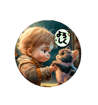 Baby＆Kitten①（個別スタンプ：3）