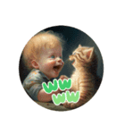 Baby＆Kitten①（個別スタンプ：4）