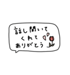 大人女子。吹き出し。（個別スタンプ：34）