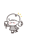 ゆるふわGIRL◎気持ちを伝えるスタンプ #1（個別スタンプ：3）