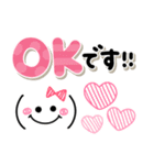 カラフル可愛い♡ボールペン風（個別スタンプ：1）
