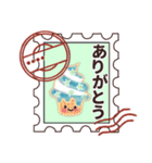 ♡名前が入る♡切手ハンコ♡（個別スタンプ：8）