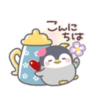 ぽってりペンギン3❤年中使える（個別スタンプ：3）