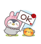ぽってりペンギン3❤年中使える（個別スタンプ：4）