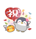 ぽってりペンギン3❤年中使える（個別スタンプ：28）