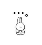 うさぎだけ。敬語。便利。（個別スタンプ：33）