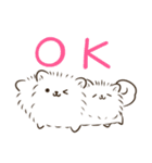 もふもふポメベロスさん（個別スタンプ：3）