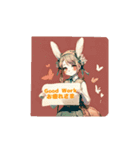 Rabbit Fairy ①（個別スタンプ：14）