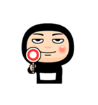 黒タイツの【名無し】（個別スタンプ：19）
