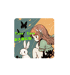 Rabbit Fairy ➁（個別スタンプ：9）